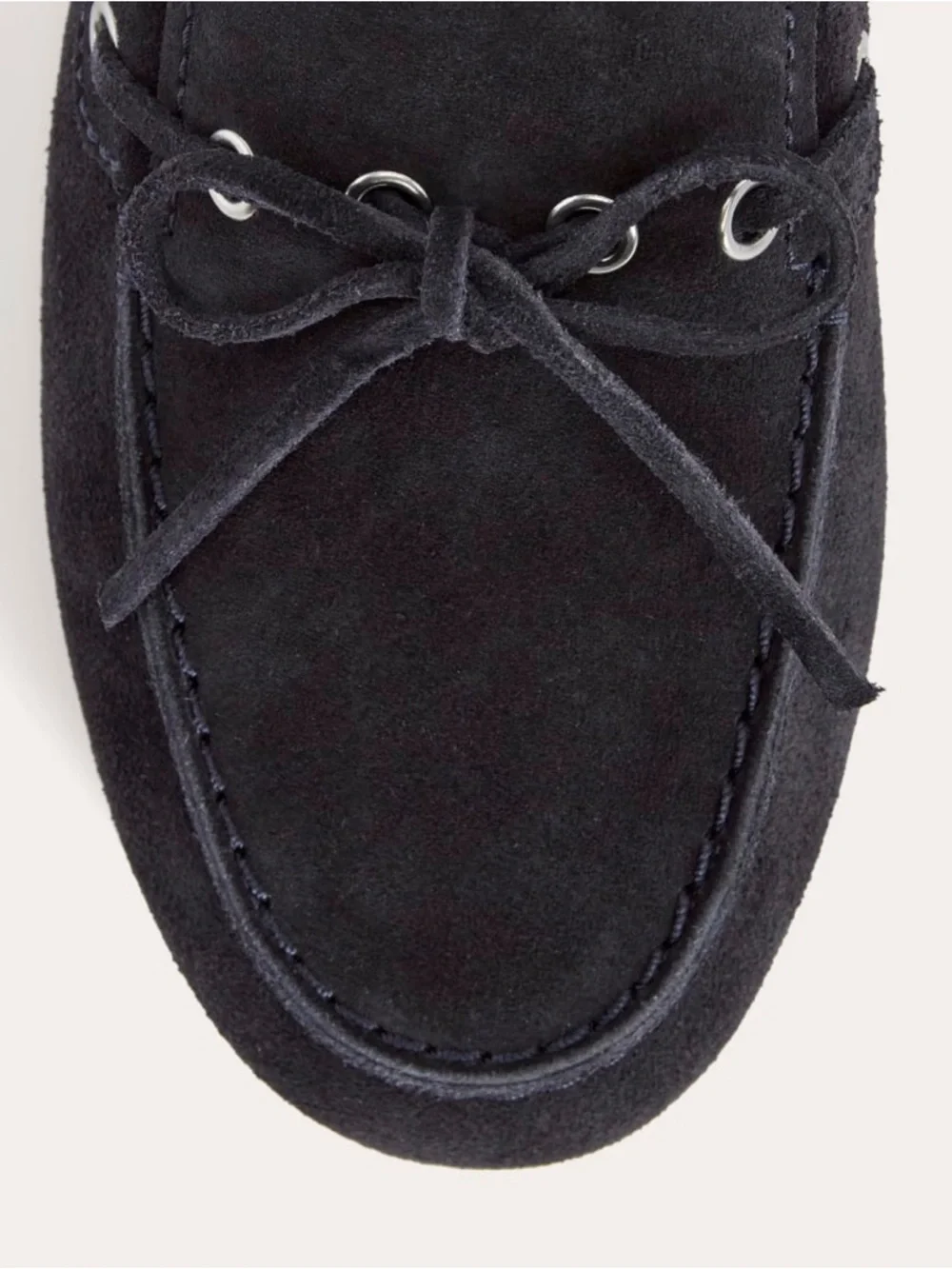 Everlane Women’s Suede Boat Shoes Dark Navy Size 7 NWB